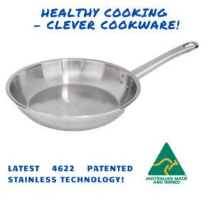 Stainless Steel Frypan - 28 cm - Rivetted Single Handle only