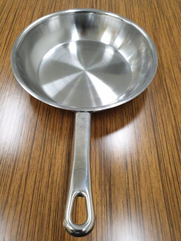 Stainless Steel Frypan - 28 cm - Rivetted Single Handle only - Image 2