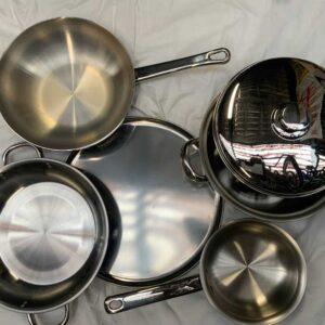 Stainless Steel Cookware Set 6-1